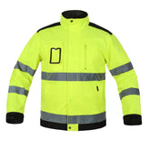 Hi-Vis Multifunctional Cargo Jacket - B222 - Bauskydd Workwear