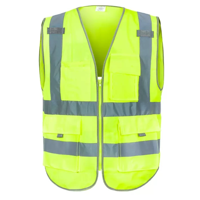 Hi-Vis Multifunctional Cargo Vest - B223 - Bauskydd Workwear