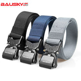 Snabbfrisläppande Taktiskt bälte - Casual, ungdomligt, utomhussportbälte med vävd nylon och en spännstängning