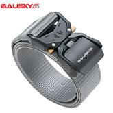 Quick-Release Tactical Belt - Casual, Youthful, Outdoor Sports Belt with Woven Nylon and a Buckle Closure