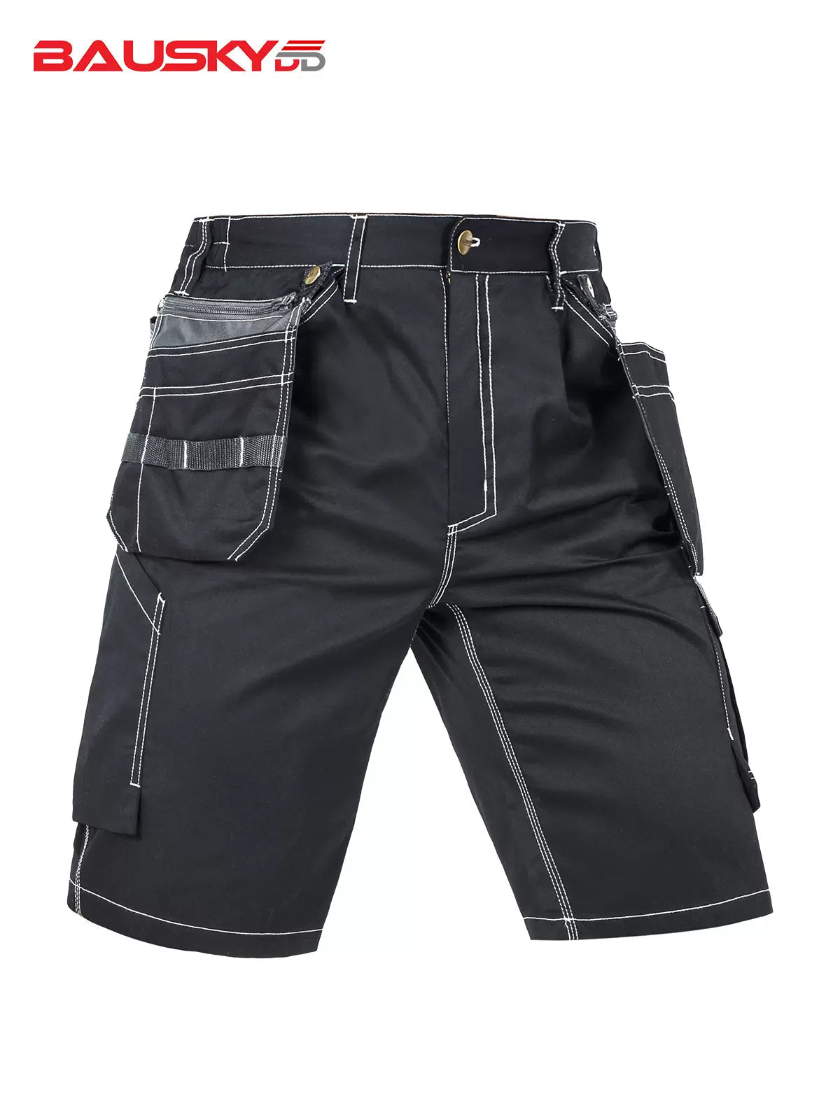Cargo Shorts with Detachable Hanging Pockets [B219] - Bauskydd Workwear