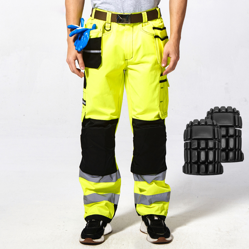 Class 3 Hi-Vis Work Pants for Outdoor Workers