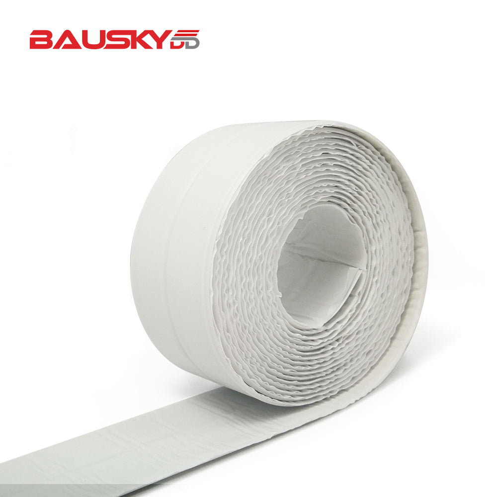 Waterproof Toilet Caulk Strip - Self-Adhesive PVC Sealing Tape